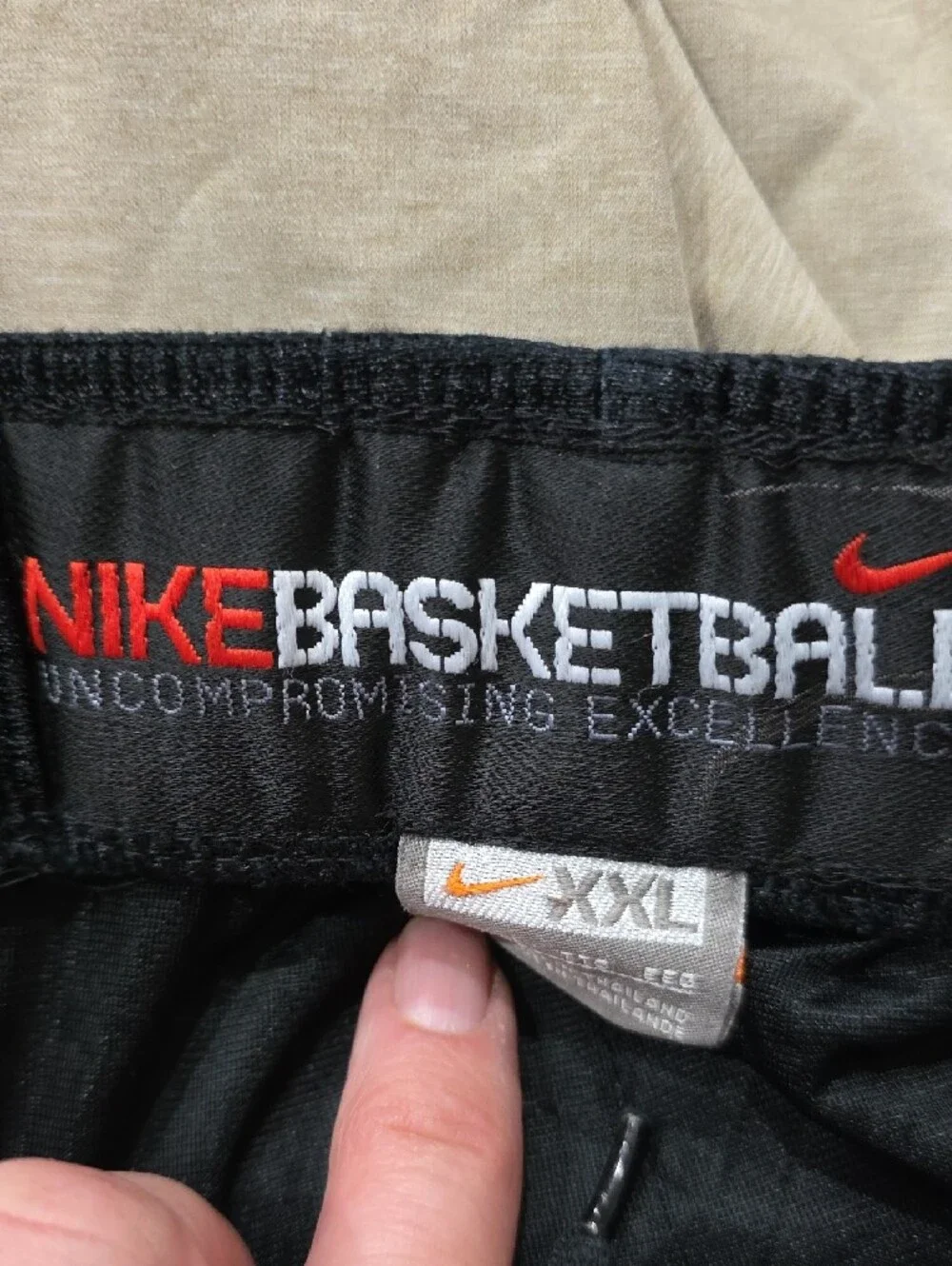 Nike Black Mesh Basketball Shorts Size XXL